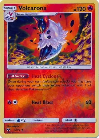 Shining Legends Volcarona #13/73 reverse holo